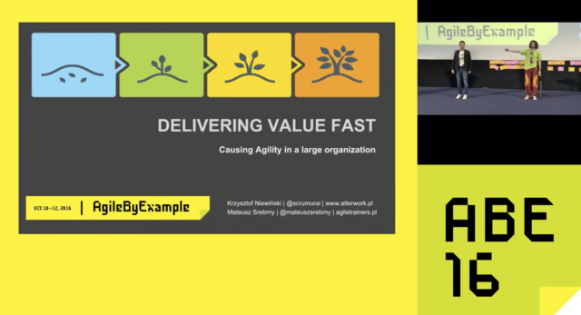 Delivering value agility in a large company